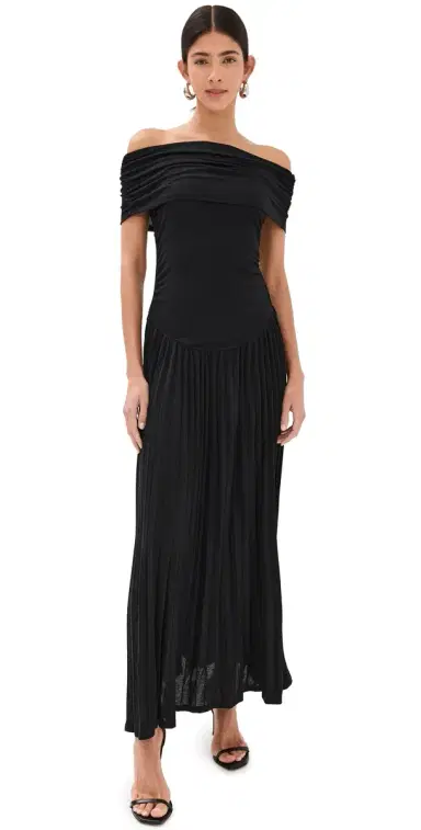 Lioness Field of Dreams Maxi Dress Onyx | Thumbnail 1 Lioness Field of Dreams Maxi Dress Onyx | Thumbnail 1