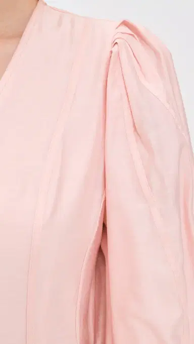 English Factory Puff Sleeve Flare Mini Dress Pink | Thumbnail 6 English Factory Puff Sleeve Flare Mini Dress Pink | Thumbnail 6