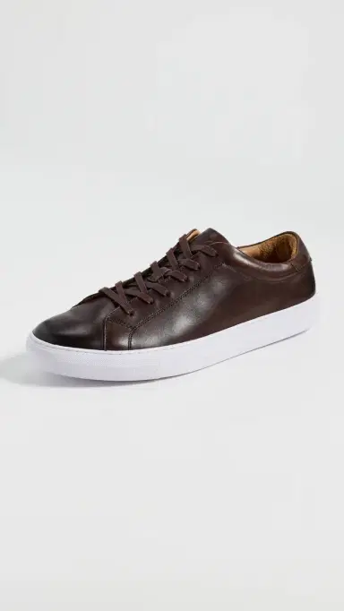 Polo Ralph Lauren Jermain II Leather Sneakers Polo Brown 9 | Thumbnail 2 Polo Ralph Lauren Jermain II Leather Sneakers Polo Brown 9 | Thumbnail 2