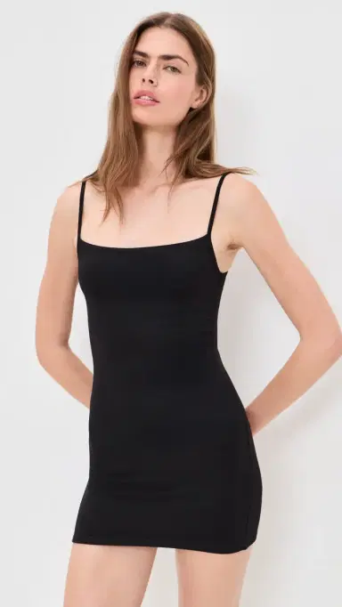 Éterne 90's Tank Mini Dress Black | Thumbnail 2 Éterne 90's Tank Mini Dress Black | Thumbnail 2