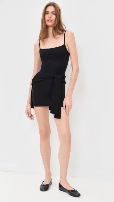 Éterne 90's Tank Mini Dress Black | Thumbnail 5 Éterne 90's Tank Mini Dress Black | Thumbnail 5