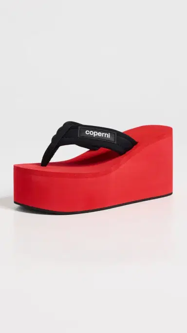 Coperni Wedge Sandals Black/Red | Thumbnail 2 Coperni Wedge Sandals Black/Red | Thumbnail 2