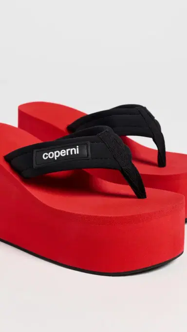 Coperni Wedge Sandals Black/Red | Thumbnail 6 Coperni Wedge Sandals Black/Red | Thumbnail 6