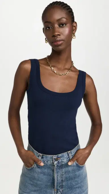 Sold Out NYC The coop It Up Tank in Navy Navy | Thumbnail 2 Sold Out NYC The coop It Up Tank in Navy Navy | Thumbnail 2