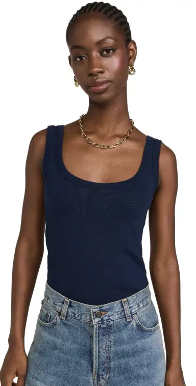 Sold Out NYC The coop It Up Tank in Navy Navy | Thumbnail 1 Sold Out NYC The coop It Up Tank in Navy Navy | Thumbnail 1