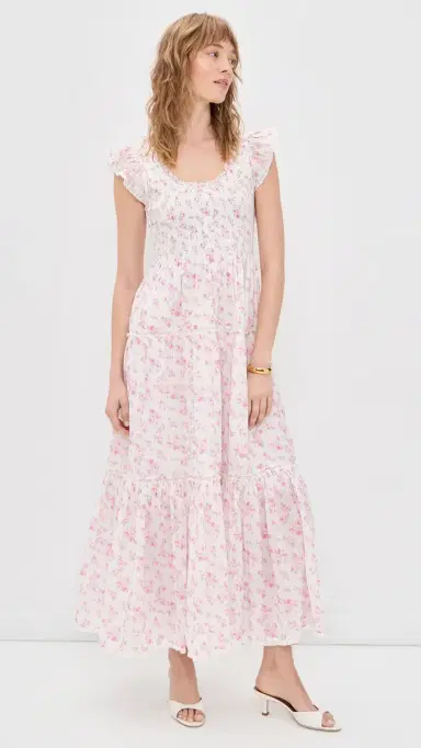 LoveShackFancy Chessie Dress Rustic Orchid M | Thumbnail 2 LoveShackFancy Chessie Dress Rustic Orchid M | Thumbnail 2