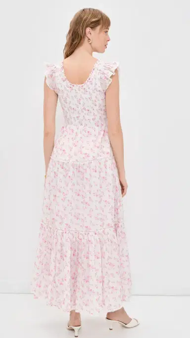 LoveShackFancy Chessie Dress Rustic Orchid M | Thumbnail 3 LoveShackFancy Chessie Dress Rustic Orchid M | Thumbnail 3
