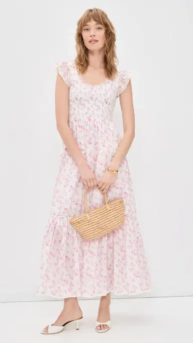 LoveShackFancy Chessie Dress Rustic Orchid M | Thumbnail 5 LoveShackFancy Chessie Dress Rustic Orchid M | Thumbnail 5