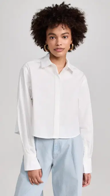 Simkhai Renata Blouse White S | Thumbnail 2 Simkhai Renata Blouse White S | Thumbnail 2
