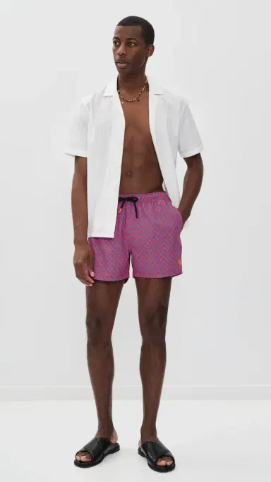 Save the Duck Ademir Swim Trunks 4 Geometrical Flowers/Clean | Thumbnail 5 Save the Duck Ademir Swim Trunks 4 Geometrical Flowers/Clean | Thumbnail 5