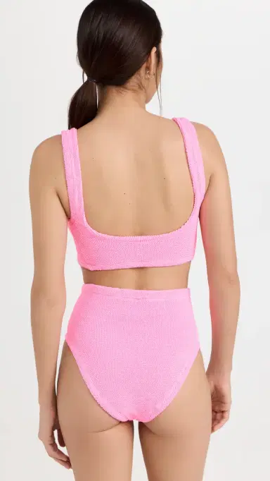 Hunza G Jamie Bikini Set Bubblegum One Size | Thumbnail 3 Hunza G Jamie Bikini Set Bubblegum One Size | Thumbnail 3