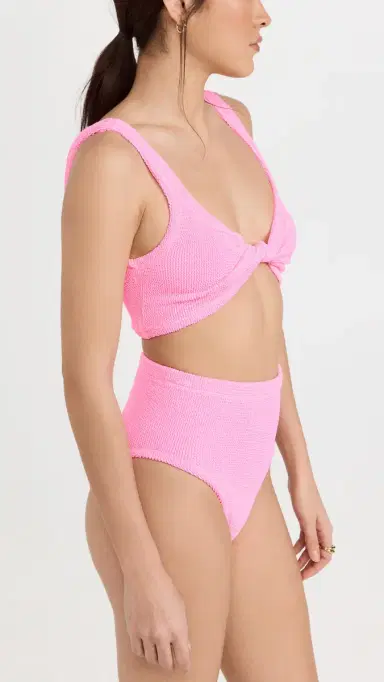 Hunza G Jamie Bikini Set Bubblegum One Size | Thumbnail 4 Hunza G Jamie Bikini Set Bubblegum One Size | Thumbnail 4