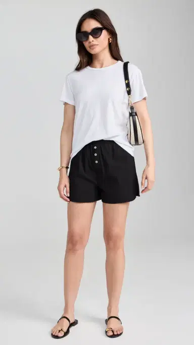 DONNI. The Jersey Relaxed Tee Powder | Thumbnail 5 DONNI. The Jersey Relaxed Tee Powder | Thumbnail 5