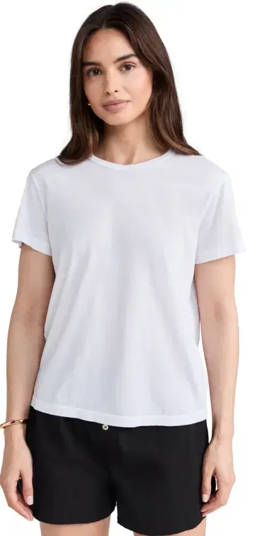 DONNI. The Jersey Relaxed Tee Powder | Thumbnail 1 DONNI. The Jersey Relaxed Tee Powder | Thumbnail 1
