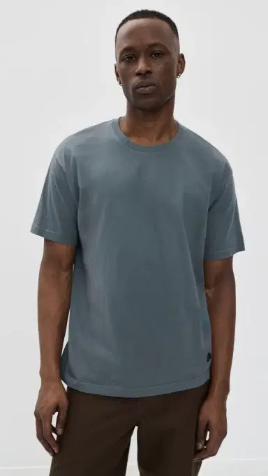 Aaron Levine Crew T-Shirt late Blue | Thumbnail 2 Aaron Levine Crew T-Shirt late Blue | Thumbnail 2