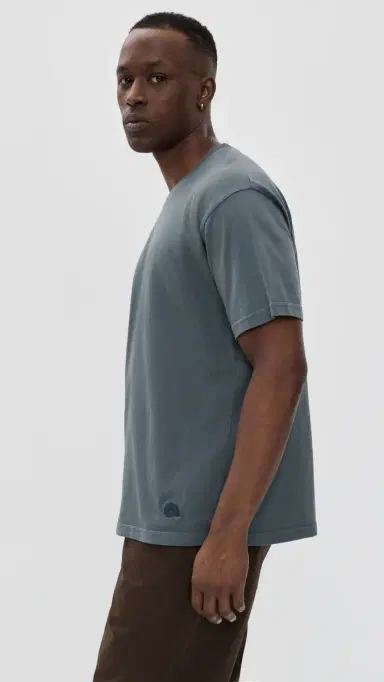 Aaron Levine Crew T-Shirt late Blue | Thumbnail 4 Aaron Levine Crew T-Shirt late Blue | Thumbnail 4