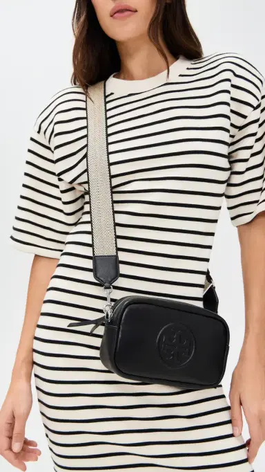 Tory Burch Miller Soft Mini Crossbody Bag Black One Size | Thumbnail 3 Tory Burch Miller Soft Mini Crossbody Bag Black One Size | Thumbnail 3