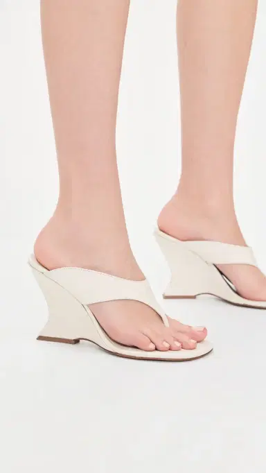 Schutz Maya Sandals Sugar White | Thumbnail 3 Schutz Maya Sandals Sugar White | Thumbnail 3
