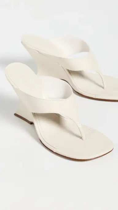 Schutz Maya Sandals Sugar White | Thumbnail 5 Schutz Maya Sandals Sugar White | Thumbnail 5