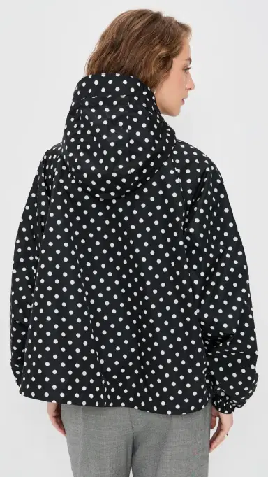 GANNI Flyweight Nylon Jacket Black | Thumbnail 3 GANNI Flyweight Nylon Jacket Black | Thumbnail 3