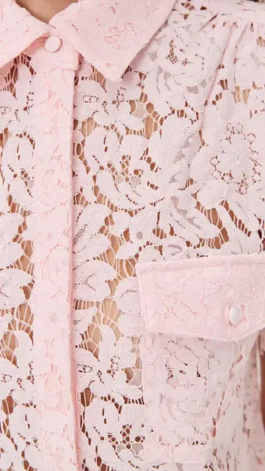 Generation Love Mina Lace Shirt Petal Pink | Thumbnail 6 Generation Love Mina Lace Shirt Petal Pink | Thumbnail 6
