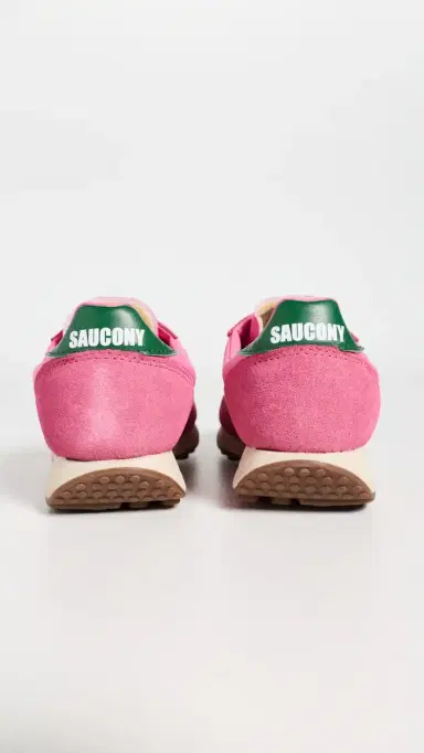 SAUCONY Trainer 80 Sneakers Pink/Forest | Thumbnail 4 SAUCONY Trainer 80 Sneakers Pink/Forest | Thumbnail 4