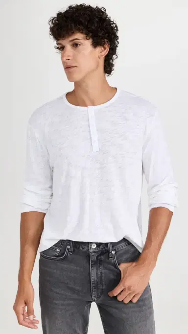 ATM Anthony Thomas Melillo Destroyed Wash Henley | Thumbnail 2 ATM Anthony Thomas Melillo Destroyed Wash Henley | Thumbnail 2