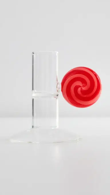 FAZEEK Swirl Candle Holder Red/Pink One Size | Thumbnail 2 FAZEEK Swirl Candle Holder Red/Pink One Size | Thumbnail 2