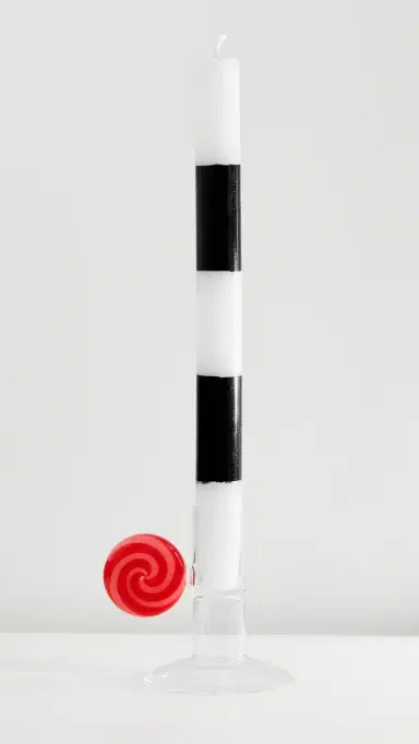 FAZEEK Swirl Candle Holder Red/Pink One Size | Thumbnail 3 FAZEEK Swirl Candle Holder Red/Pink One Size | Thumbnail 3