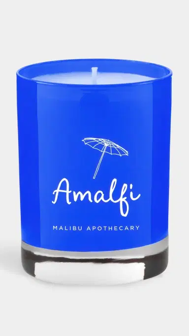 Malibu Apothecary Amalfi Blue Candle No Color | Thumbnail 2 Malibu Apothecary Amalfi Blue Candle No Color | Thumbnail 2