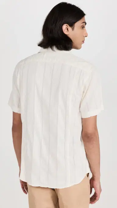 Corridor triped eersucker Shirt White | Thumbnail 3 Corridor triped eersucker Shirt White | Thumbnail 3