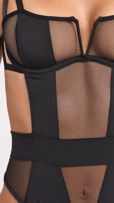 Bluebella Orla Wired Thong Bodysuit Black 36D | Thumbnail 5 Bluebella Orla Wired Thong Bodysuit Black 36D | Thumbnail 5