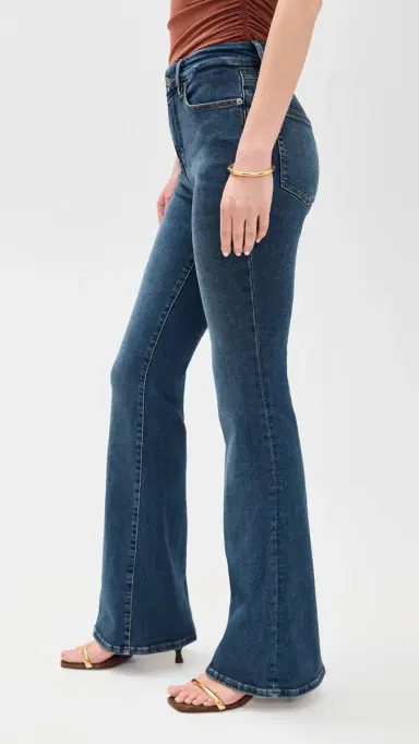 GOOD AMERICAN Good Legs Flare Jeans Blue4 | Thumbnail 4 GOOD AMERICAN Good Legs Flare Jeans Blue4 | Thumbnail 4
