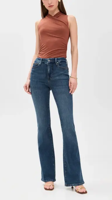GOOD AMERICAN Good Legs Flare Jeans Blue4 | Thumbnail 5 GOOD AMERICAN Good Legs Flare Jeans Blue4 | Thumbnail 5