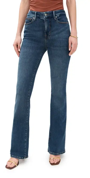 GOOD AMERICAN Good Legs Flare Jeans Blue4 | Thumbnail 1 GOOD AMERICAN Good Legs Flare Jeans Blue4 | Thumbnail 1