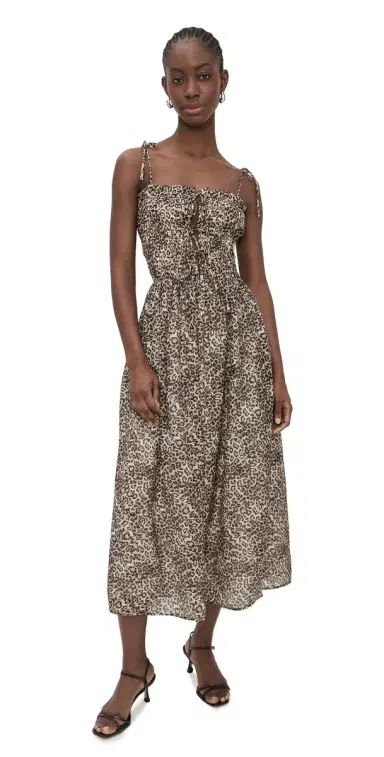 MINKPINK Tahlia Midi Dress Leopard | Thumbnail 1 MINKPINK Tahlia Midi Dress Leopard | Thumbnail 1