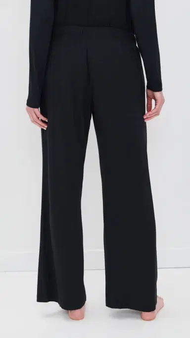 Eberjey Gisele Everyday Straight Leg Pants Black | Thumbnail 3 Eberjey Gisele Everyday Straight Leg Pants Black | Thumbnail 3