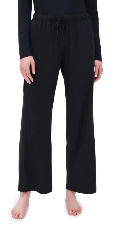 Eberjey Gisele Everyday Straight Leg Pants Black | Thumbnail 1 Eberjey Gisele Everyday Straight Leg Pants Black | Thumbnail 1