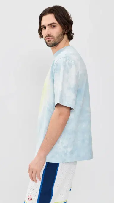 Casablanca Tie Dye T-Shirt Blue | Thumbnail 4 Casablanca Tie Dye T-Shirt Blue | Thumbnail 4