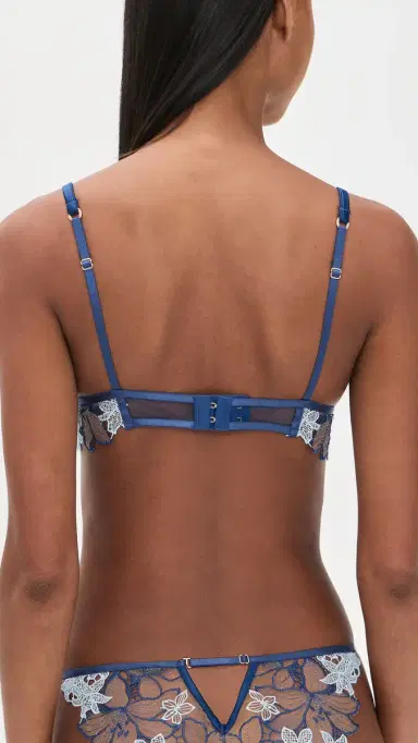 Bluebella Calantha Wired Bra Navy Peony/Ice Water Blue | Thumbnail 3 Bluebella Calantha Wired Bra Navy Peony/Ice Water Blue | Thumbnail 3