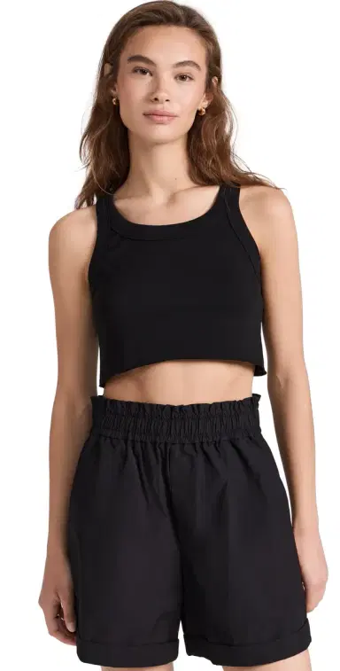 A.L.C. A.L.C. Halsey Tank Black | Thumbnail 1 A.L.C. A.L.C. Halsey Tank Black | Thumbnail 1