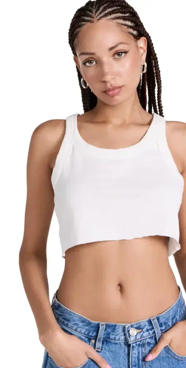 A.L.C. A.L.C. Halsey Tank White | Thumbnail 1 A.L.C. A.L.C. Halsey Tank White | Thumbnail 1