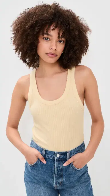 Pistola Christy Tank Top Custard Yellow L | Thumbnail 2 Pistola Christy Tank Top Custard Yellow L | Thumbnail 2