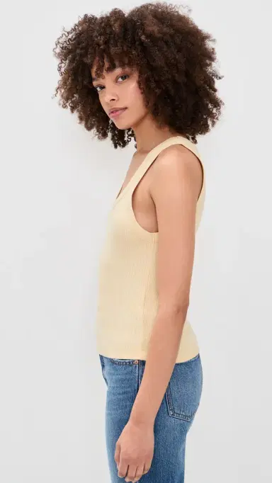 Pistola Christy Tank Top Custard Yellow L | Thumbnail 4 Pistola Christy Tank Top Custard Yellow L | Thumbnail 4