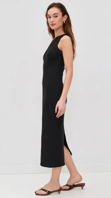 Z Supply Clarke Midi Dress Black | Thumbnail 4 Z Supply Clarke Midi Dress Black | Thumbnail 4