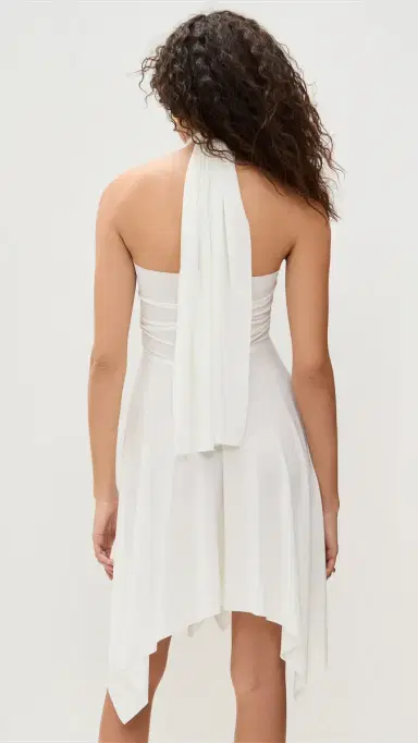 Norma Kamali Convertible Dress Cream | Thumbnail 3 Norma Kamali Convertible Dress Cream | Thumbnail 3