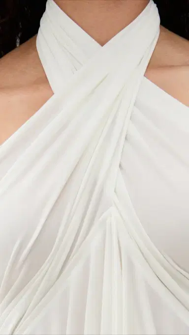 Norma Kamali Convertible Dress Cream | Thumbnail 6 Norma Kamali Convertible Dress Cream | Thumbnail 6