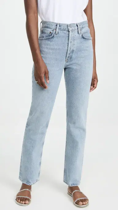 AGOLDE Lana Mid Rise Straight Jeans Riptide | Thumbnail 2 AGOLDE Lana Mid Rise Straight Jeans Riptide | Thumbnail 2