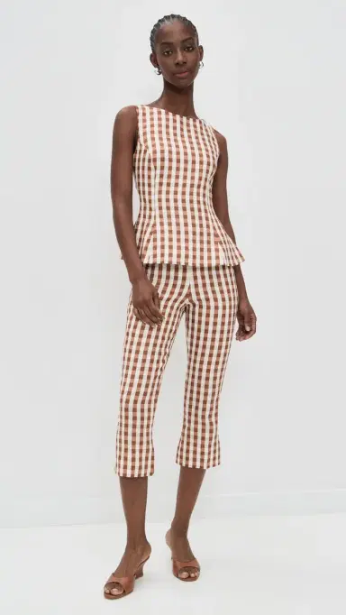 FAITHFULL Ana Top Gingham Cedar | Thumbnail 5 FAITHFULL Ana Top Gingham Cedar | Thumbnail 5
