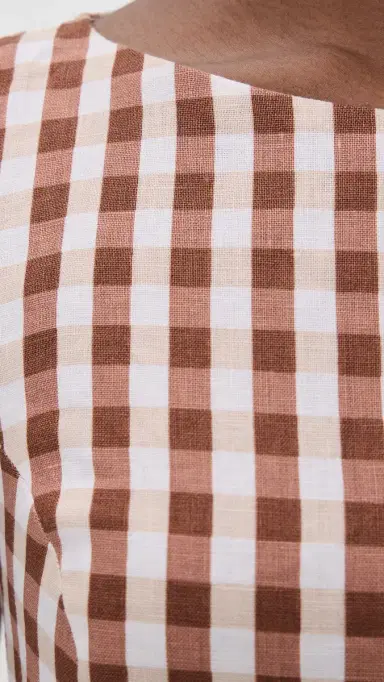 FAITHFULL Ana Top Gingham Cedar | Thumbnail 6 FAITHFULL Ana Top Gingham Cedar | Thumbnail 6
